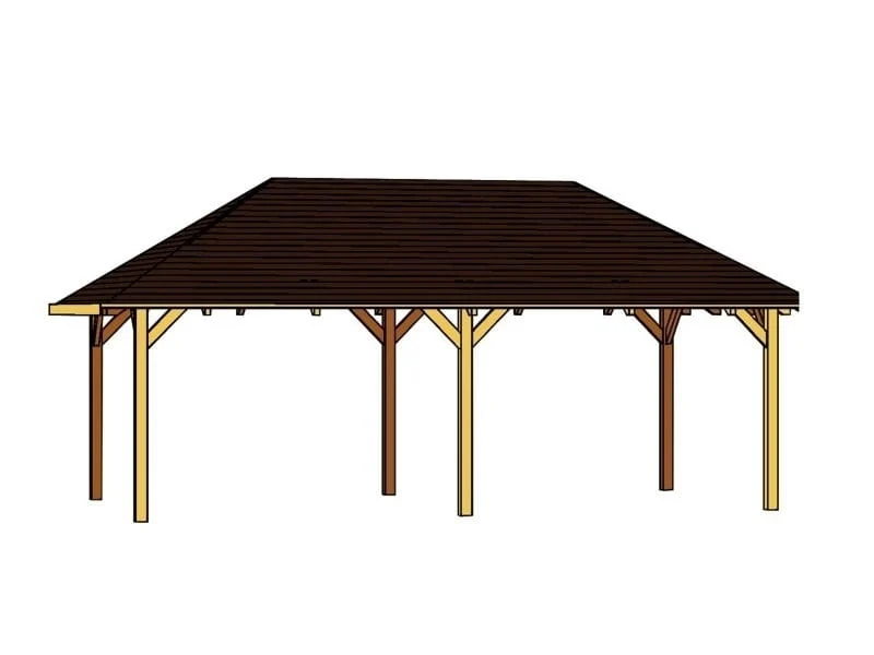 Skan Holz Pavillon Orleans Größe 2 in schiefergrau - Image 3