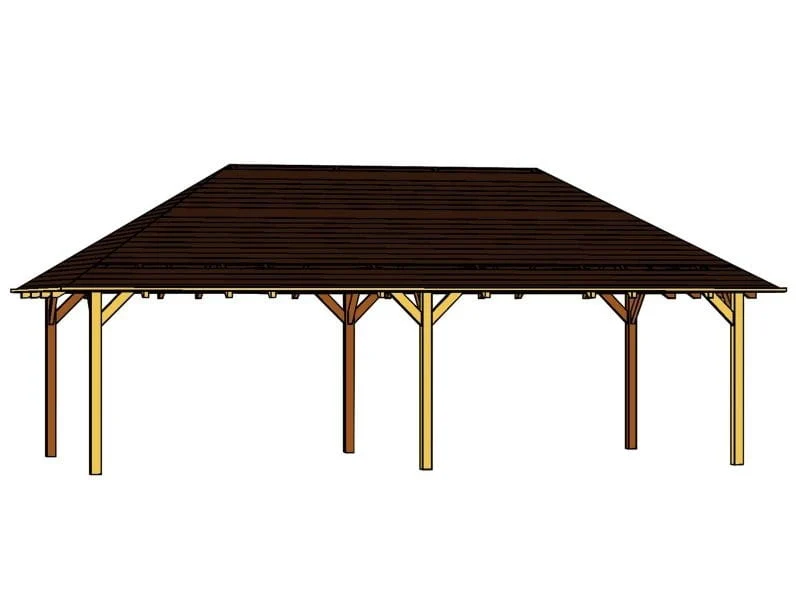 Skan Holz Pavillon Orleans Größe 4 in eiche hell - Image 2