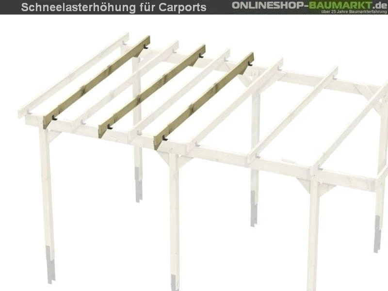 Skan Holz Schneelasterhöhung auf 2,00 kN / qm für Carports
