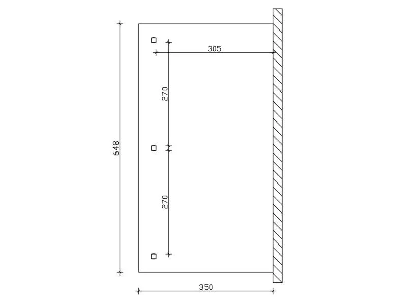 Skan Holz Terrassenüberdachung Rimini 648 x 350 cm natur - Image 6