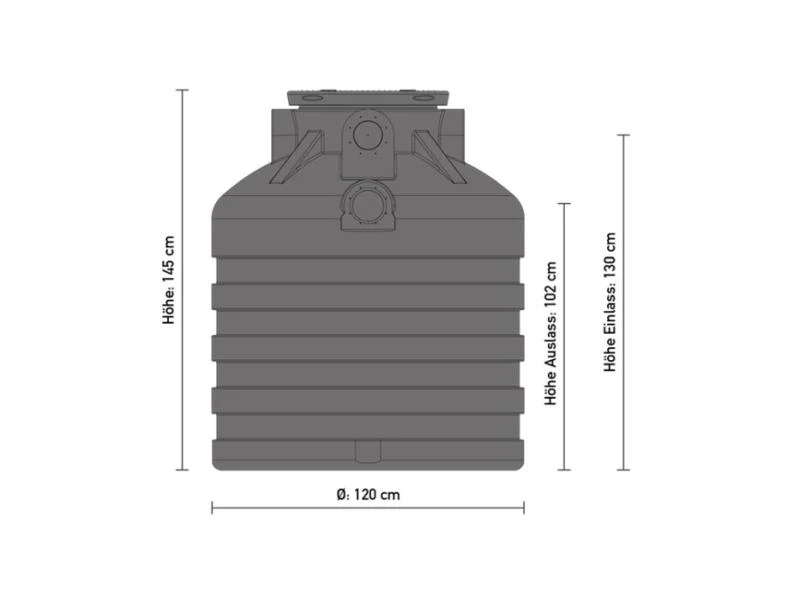 Speidel Mini Zisterne 1000 Liter Komplett-Set - Image 3