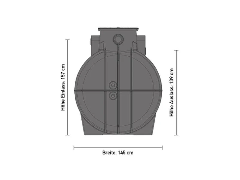 Speidel Zisternen-Set Garten Eco 3000 Liter mit Tankabdeckung und Korbfilter - Image 3