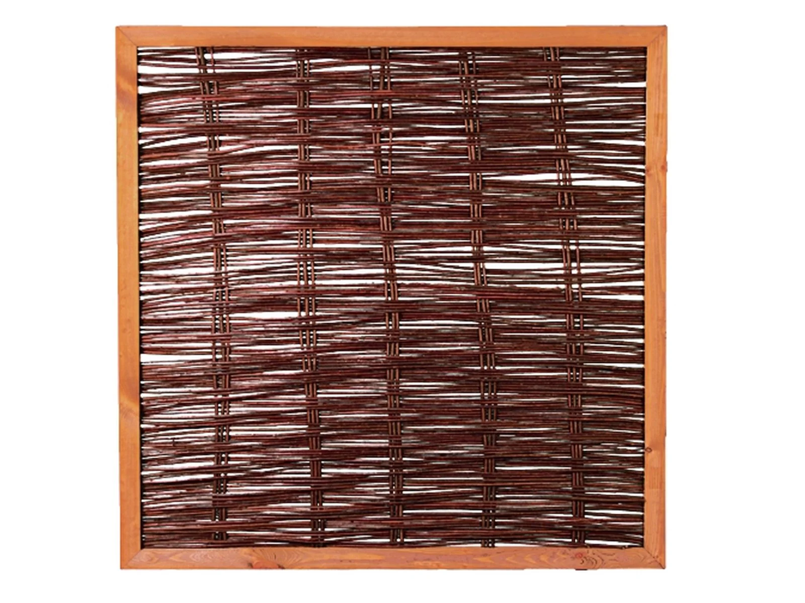 T&J Weidegeflechtzaun FAKO, Sichtschutz, 120 x 120 cm, inkl. umlauf. Rahmen