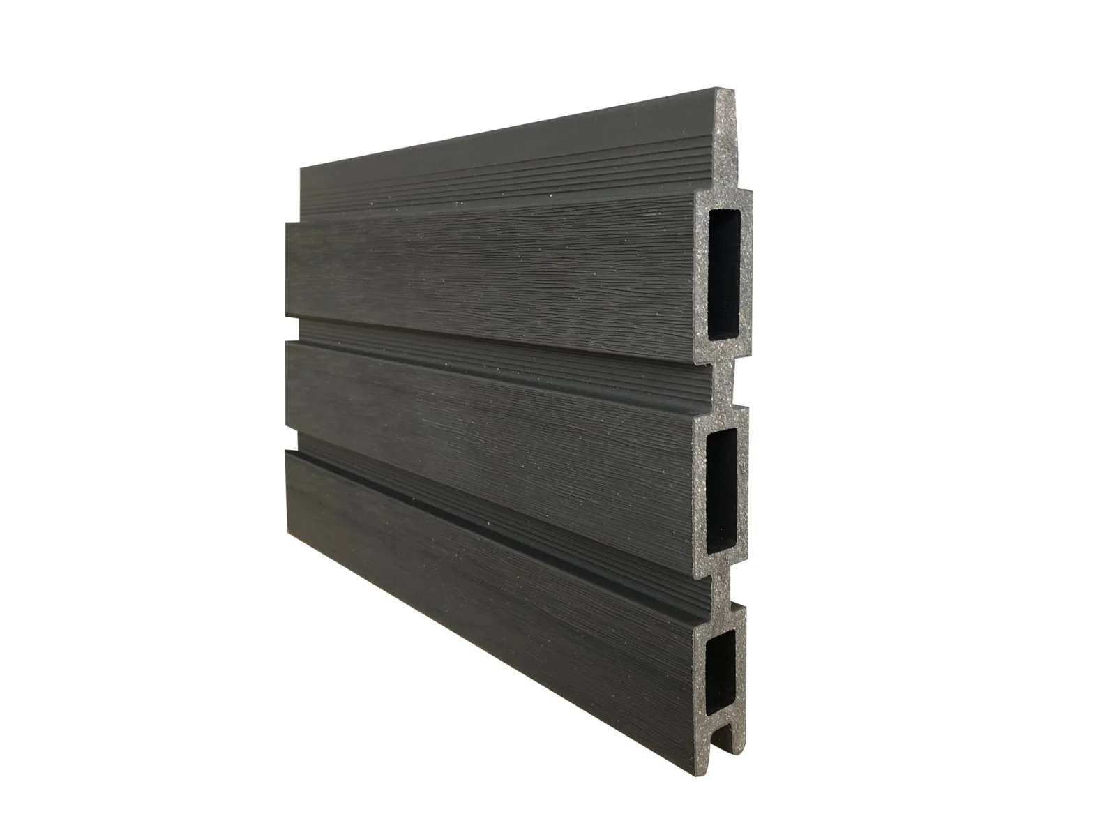 T&J WPC Zaun Holm Grundfeld (Komplettset) – Anthrazit, Pfosten 240 cm - Image 2