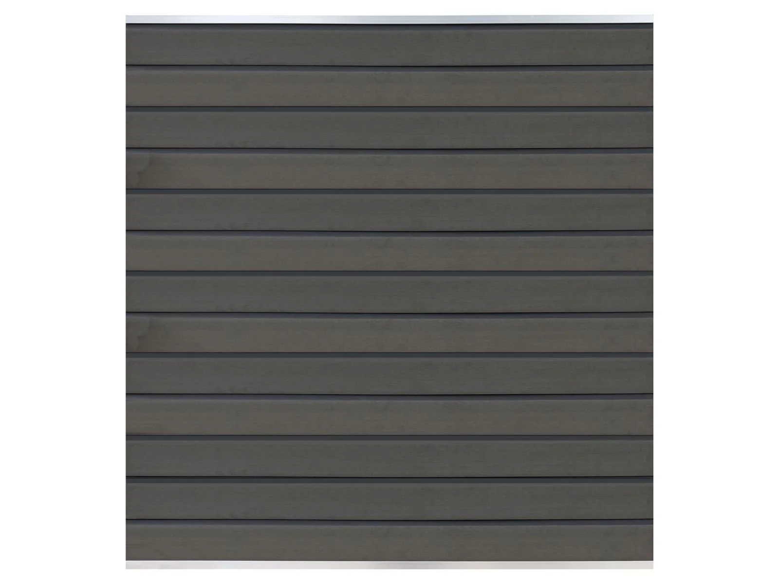T&J WPC Zaun Wollbach Grundfeld (Komplettset) – Grau, Pfosten 270 cm - Image 4