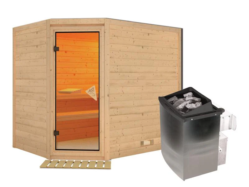 Tanami - Karibu Sauna inkl. 9-kW-Ofen - ohne Dachkranz - - Image 2
