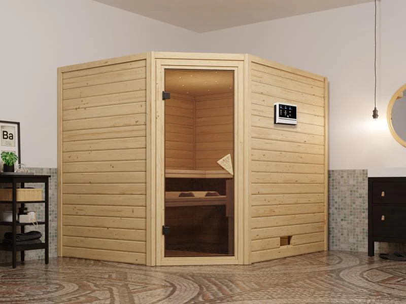 Tanami - Karibu Sauna inkl. 9-kW-Ofen - ohne Dachkranz - - Image 4
