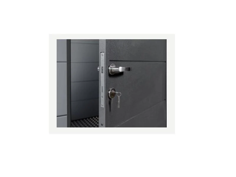 Telluria Metall-Garage Classico 3654, Granitgrau, inkl. Garagentor und Fenster - Image 7