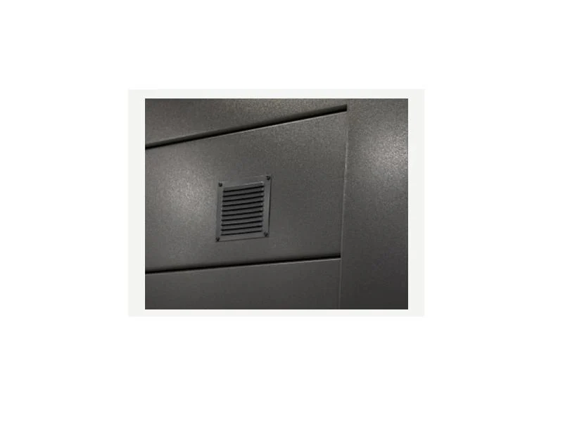 Telluria Metall-Garage Classico 3663, Granitgrau, inkl. Garagentor und Fenster - Image 5
