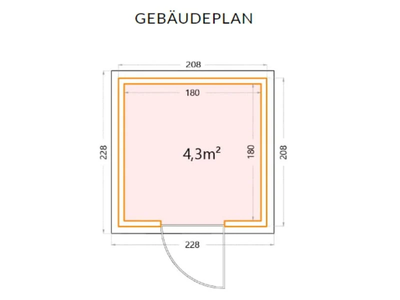 Telluria Metall-Gerätehaus Classico 2121 komplett Weiß - Image 2