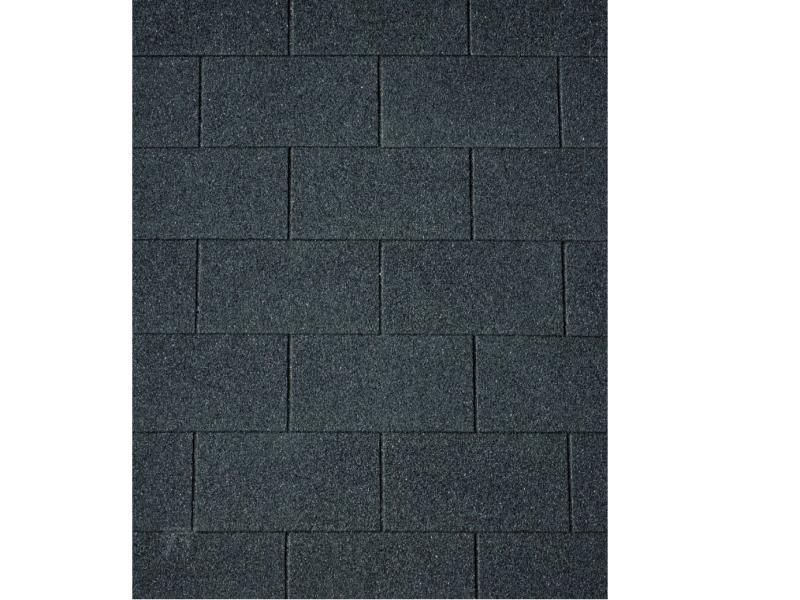 Tuindeco Dachschindeln Rechteck Schwarz - 10 Pakete