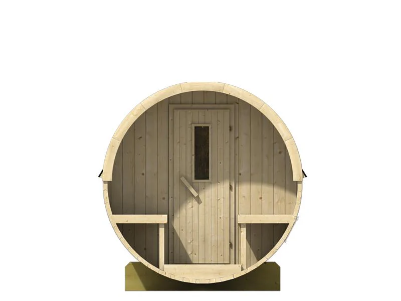 Tuindeco Saunafass 215 x 400 cm mit Vorraum Thermowood - Image 3