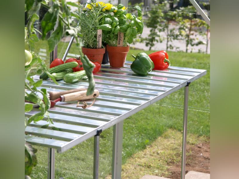 Vitavia Abklappbarer Tisch aus Aluminium blank eloxiert - Image 3