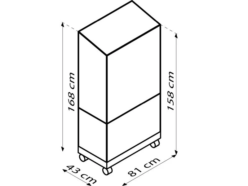 Vitavia Balkongewächshaus Polis 350, ESG, inkl. Rollfundament, Alu - Image 4