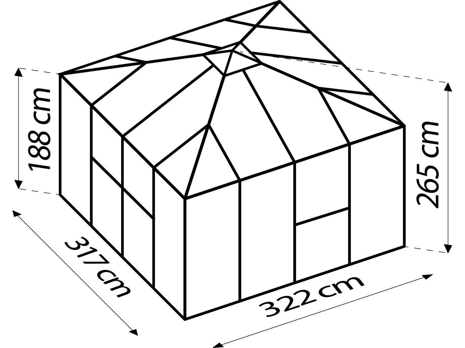 Vitavia Gerätehaus Universum schwarz/anthrazit - Image 4