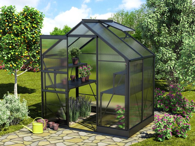 Vitavia Gewächshaus Apollo 2500 HKP 4 mm Schwarz - Image 2