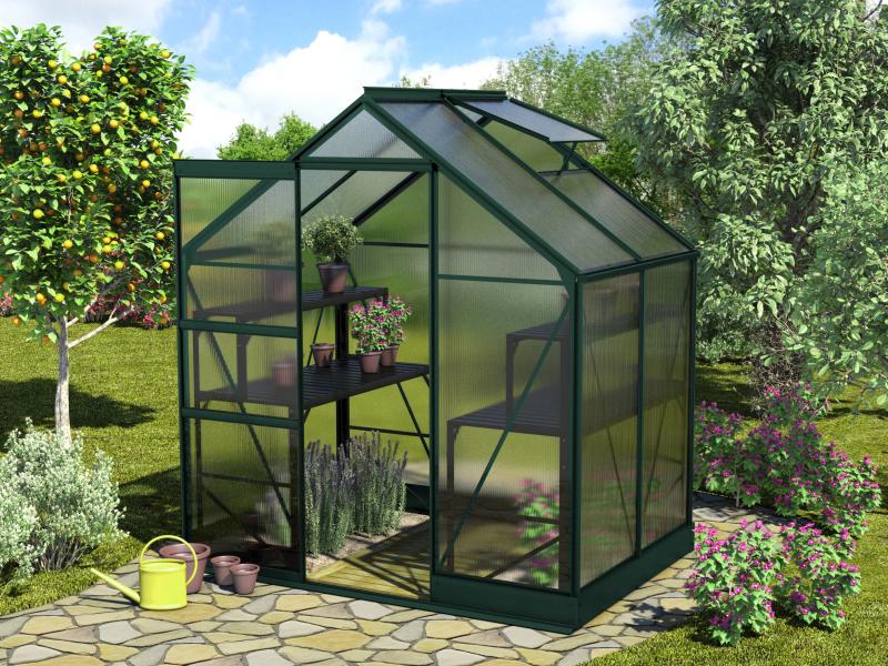 Vitavia Gewächshaus Apollo 2500 HKP 4 mm Smaragd - Image 2