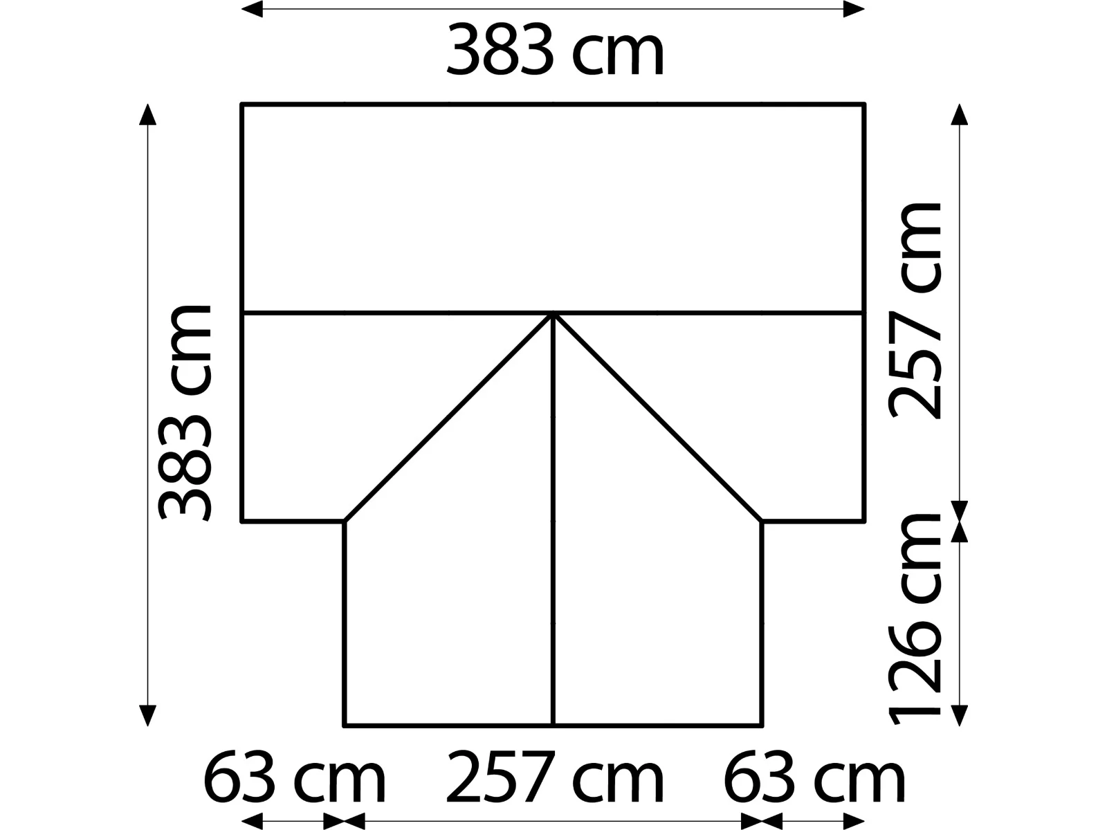 Vitavia Gewächshaus Clarus Clarus ESG 3mm, schwarz - Image 3