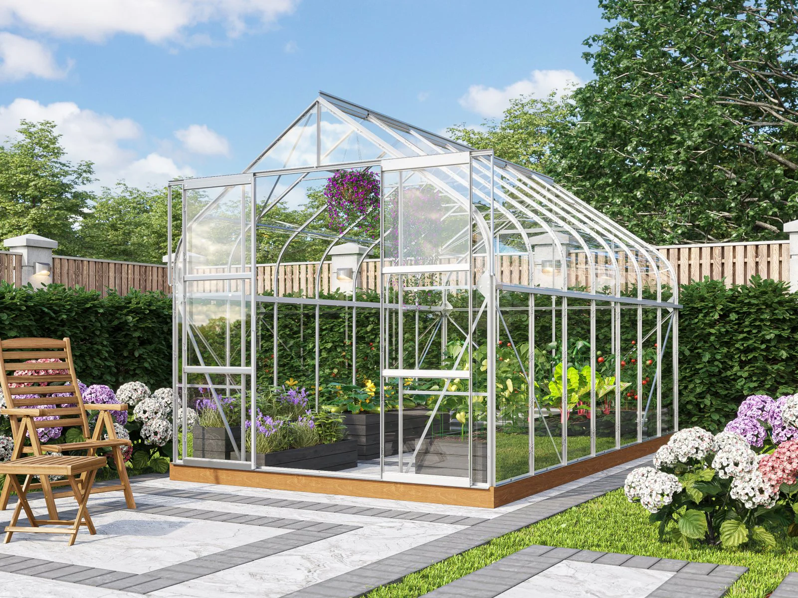Vitavia Gewächshaus Diana 11500 ESG 3mm Alu - Image 4