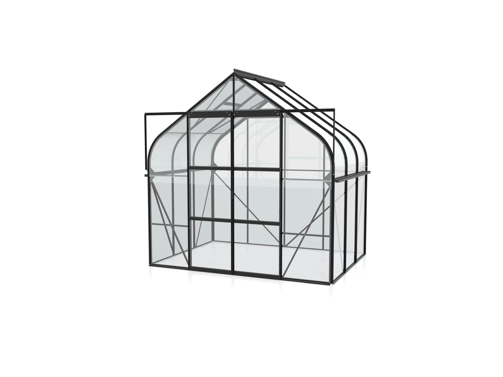 Vitavia Gewächshaus Diana 5000 ESG 3 mm schwarz - Image 2