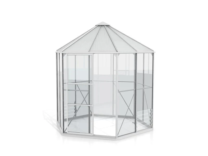 Vitavia Gewächshaus Hera 4500 ESG/HKP, Alu, inkl. Fundament - Image 3