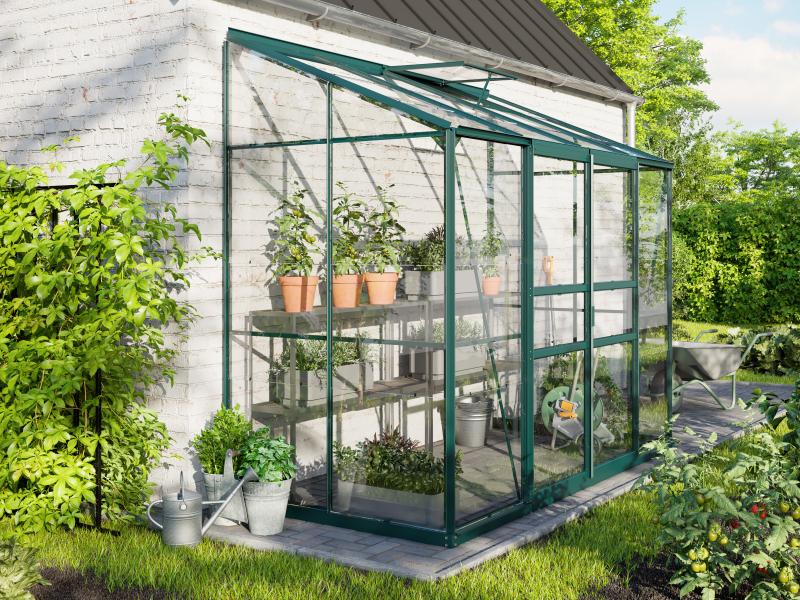 Vitavia Gewächshaus Ida 3300, 3mm ESG, Smaragd - Image 2