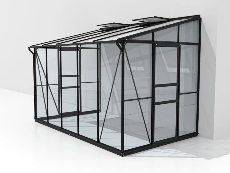 Vitavia Gewächshaus Ida 6500 ESG/HKP, Schwarz - Image 3