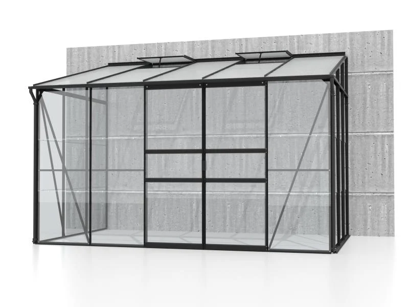 Vitavia Gewächshaus Ida 6500 ESG/HKP, Schwarz - Image 4