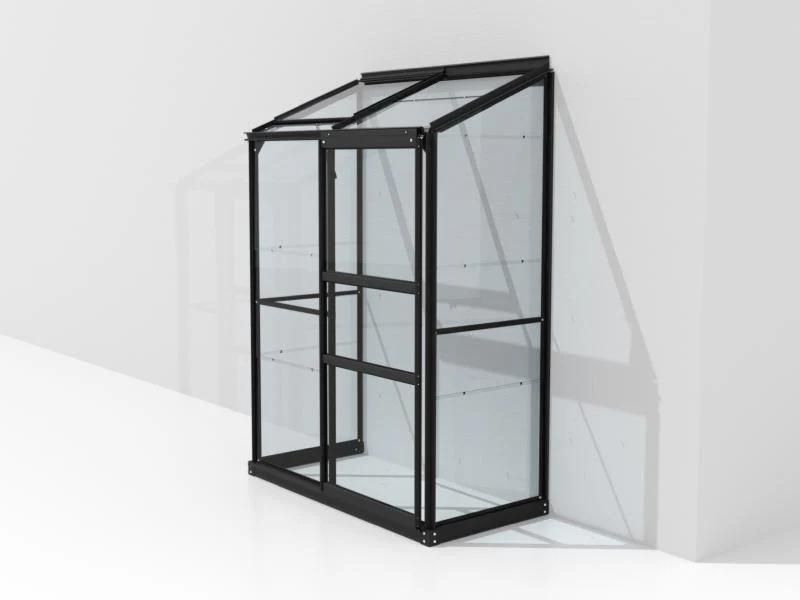 Vitavia Gewächshaus Ida 900, 3mm ESG, Schwarz - Image 5