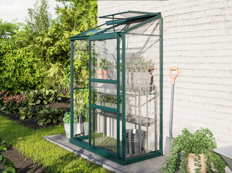 Vitavia Gewächshaus Ida 900, 3mm ESG, Smaragd - Image 2