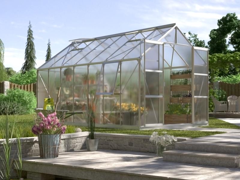Vitavia Gewächshaus Jupiter 11500 HKP 4 mm Alu eloxiert