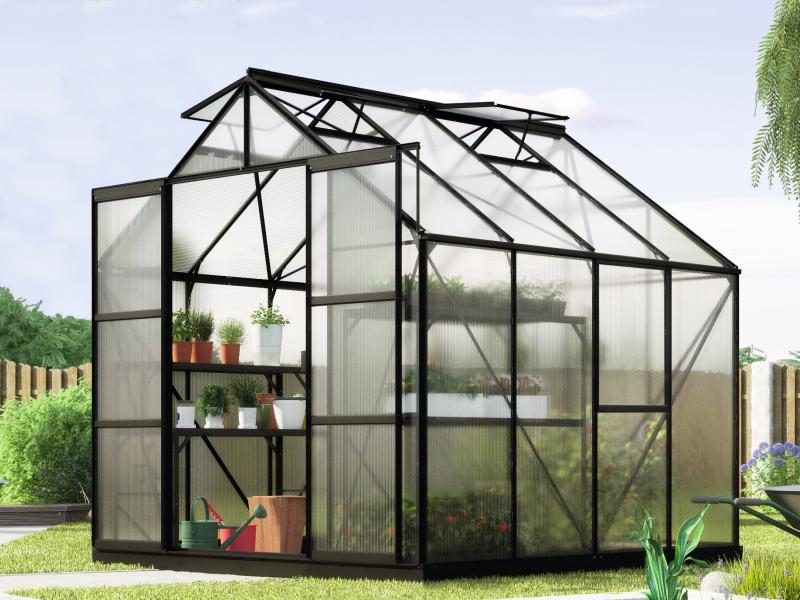 Vitavia Gewächshaus Jupiter 6700 HKP 6 mm Schwarz
