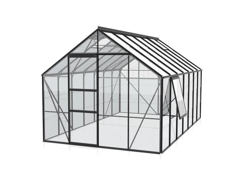 Vitavia Gewächshaus Meridian 1, 11500 ESG 3mm, schwarz - Image 2