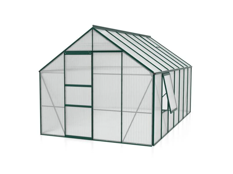 Vitavia Gewächshaus Meridian 1, 11500 HKP 6 mm, smaragd - Image 2