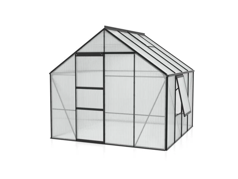 Vitavia Gewächshaus Meridian 1, 6700 HKP 4 mm, schwarz - Image 2