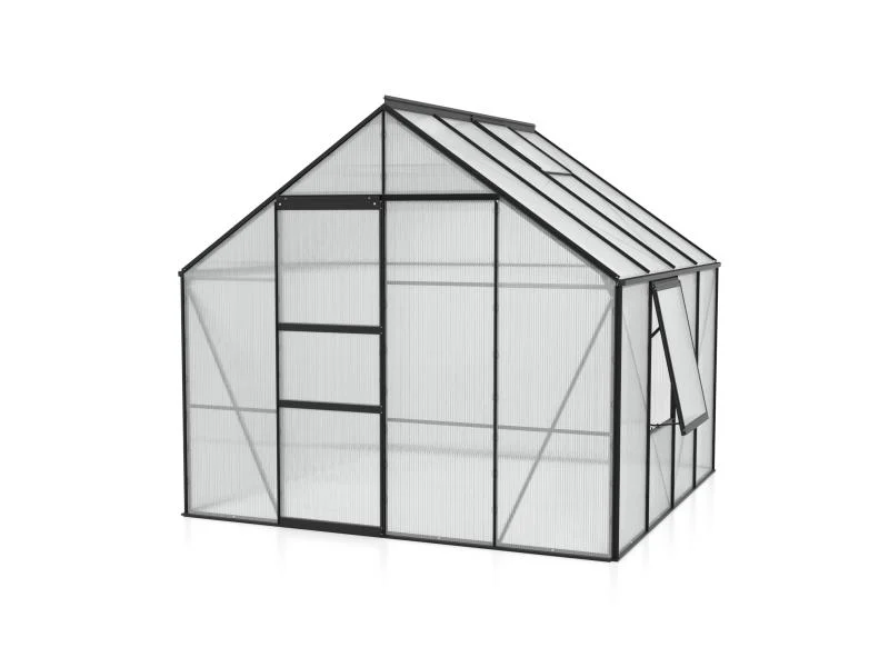 Vitavia Gewächshaus Meridian 1, 6700 HKP 6 mm, schwarz - Image 2