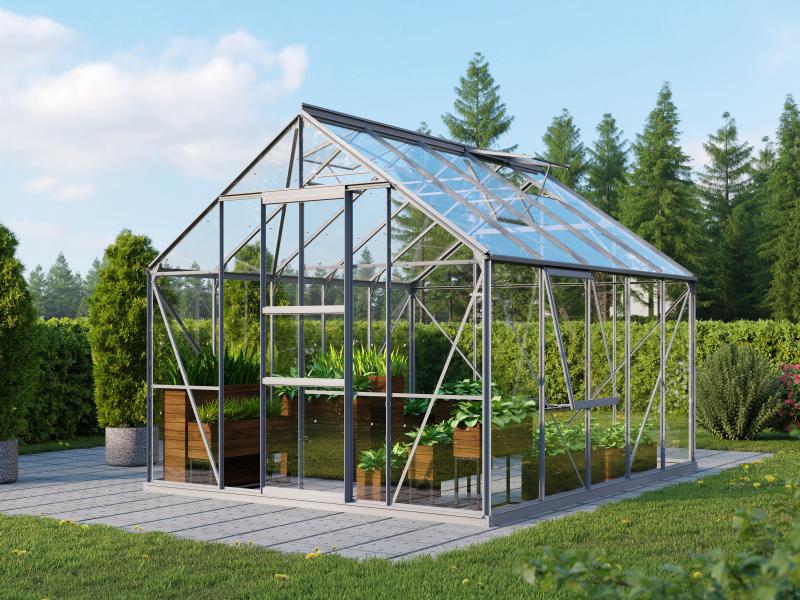 Vitavia Gewächshaus Meridian 1, 8300 ESG 3mm Alu - Image 4
