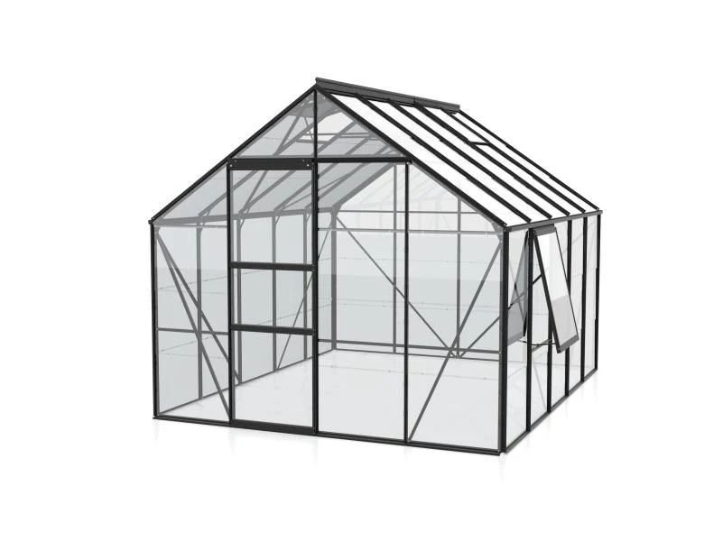 Vitavia Gewächshaus Meridian 1, 8300 ESG 3mm , schwarz - Image 2