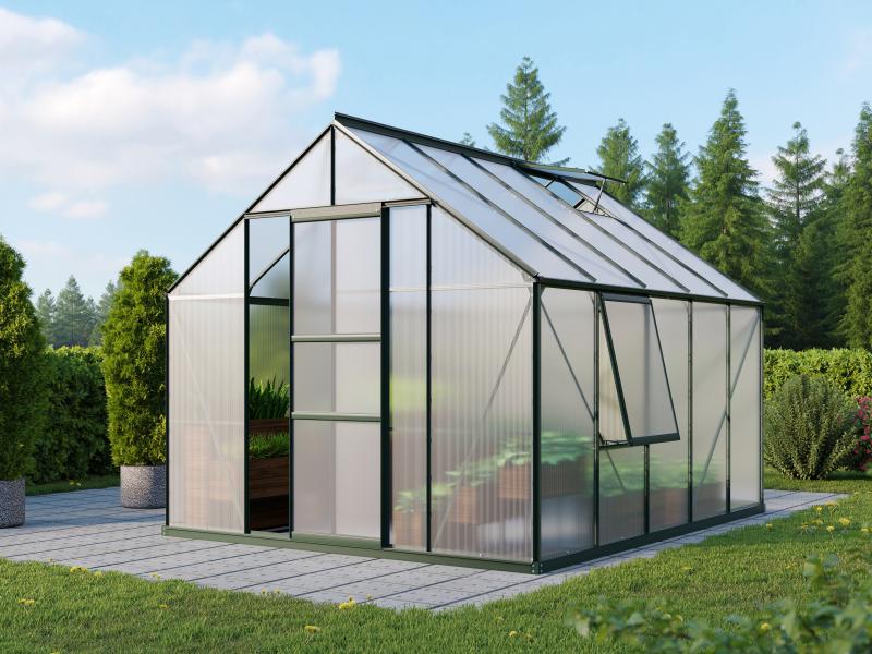 Vitavia Gewächshaus Meridian 1, 8300 HKP 6 mm, smaragd - Image 5