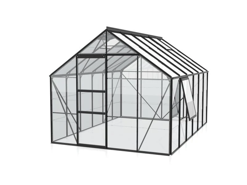 Vitavia Gewächshaus Meridian 1, 9900 ESG 3mm , schwarz - Image 2