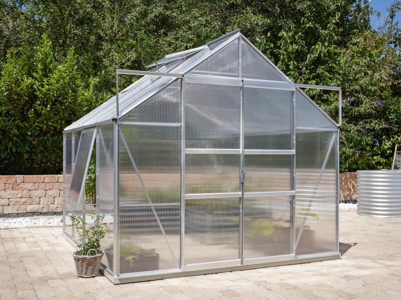 Vitavia Gewächshaus Meridian 2, 6700 HKP 4 mm Alu, mit Doppelschiebetür - Image 2