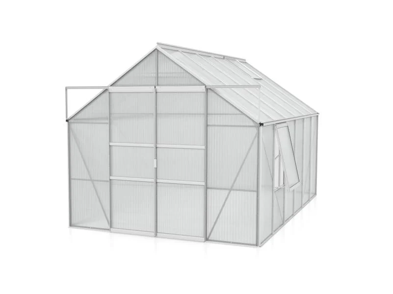 Vitavia Gewächshaus Meridian 2, 9900 HKP 4 mm Alu, mit Doppelschiebetür - Image 2