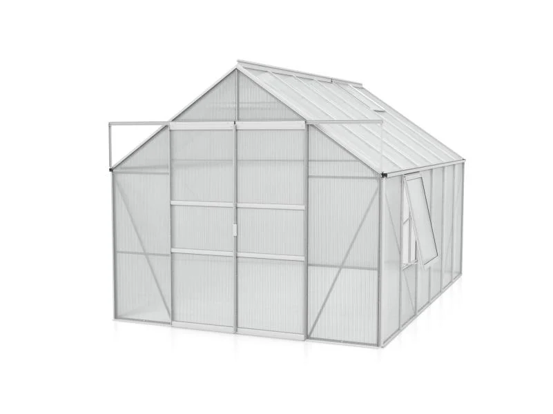 Vitavia Gewächshaus Meridian 2, 9900 HKP  6mm Alu, mit Doppelschiebetür - Image 2