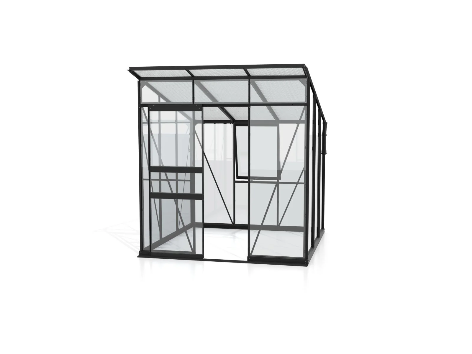 Vitavia Gewächshaus Palma 4450 ESG/HKP, schwarz - Image 4