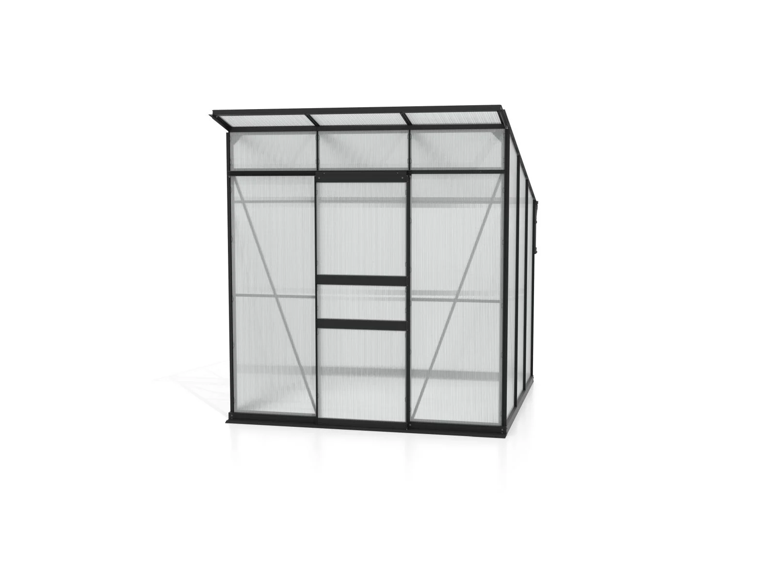Vitavia Gewächshaus Palma 4450 HKP 6mm, schwarz - Image 3
