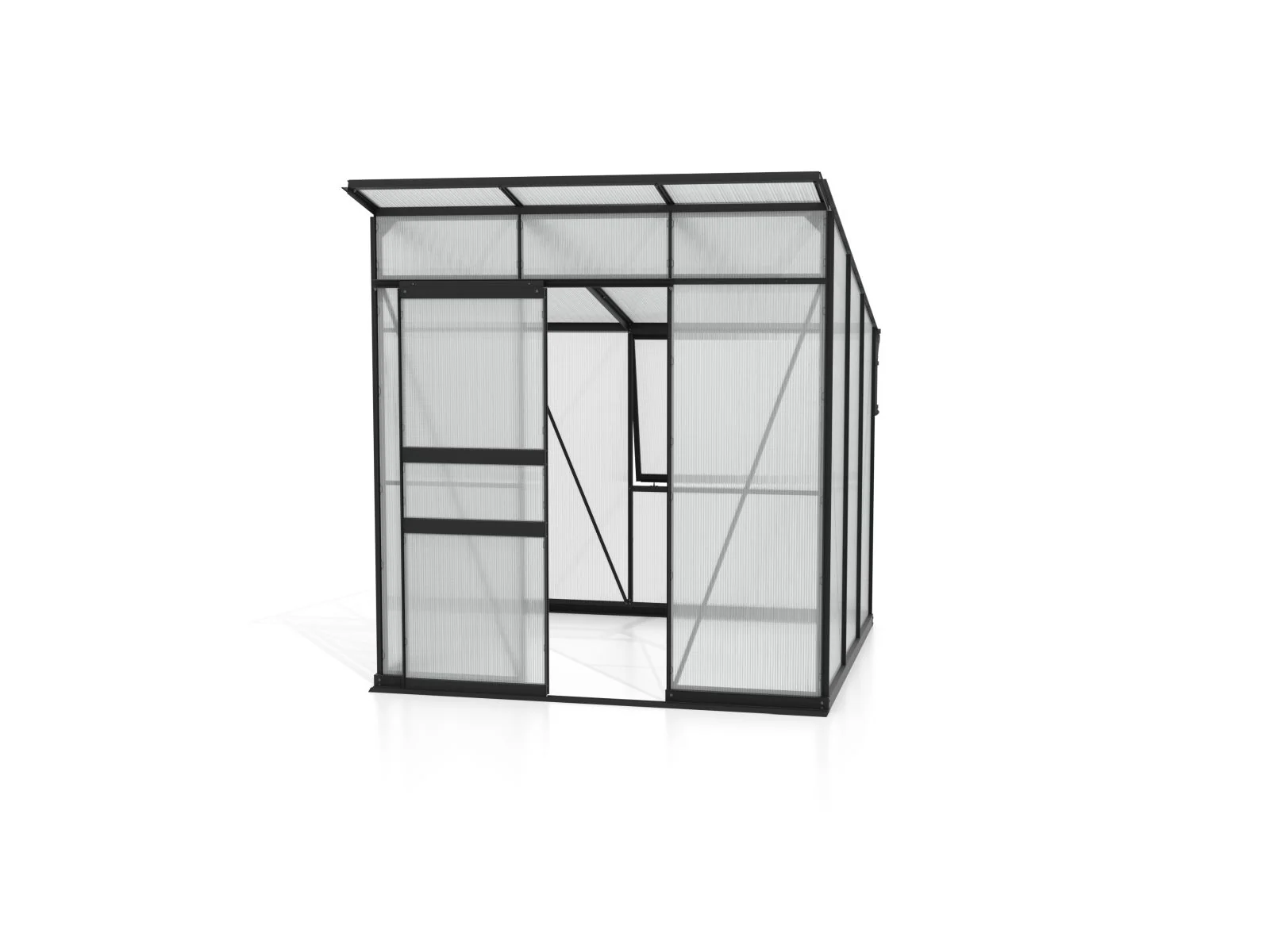 Vitavia Gewächshaus Palma 4450 HKP 6mm, schwarz - Image 4