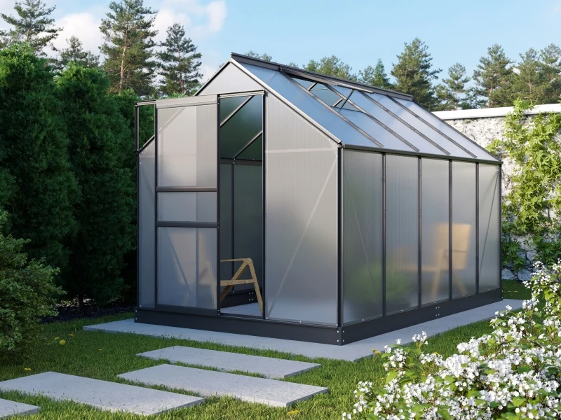 Vitavia Gewächshaus Planet 6200 HKP 6 mm Schwarz