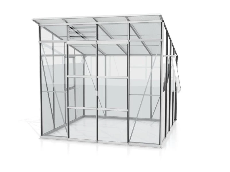 Vitavia Gewächshaus Playa 7600 Alu, ESG 3mm/HKP 6mm, inkl. Stahlfundament - Image 5