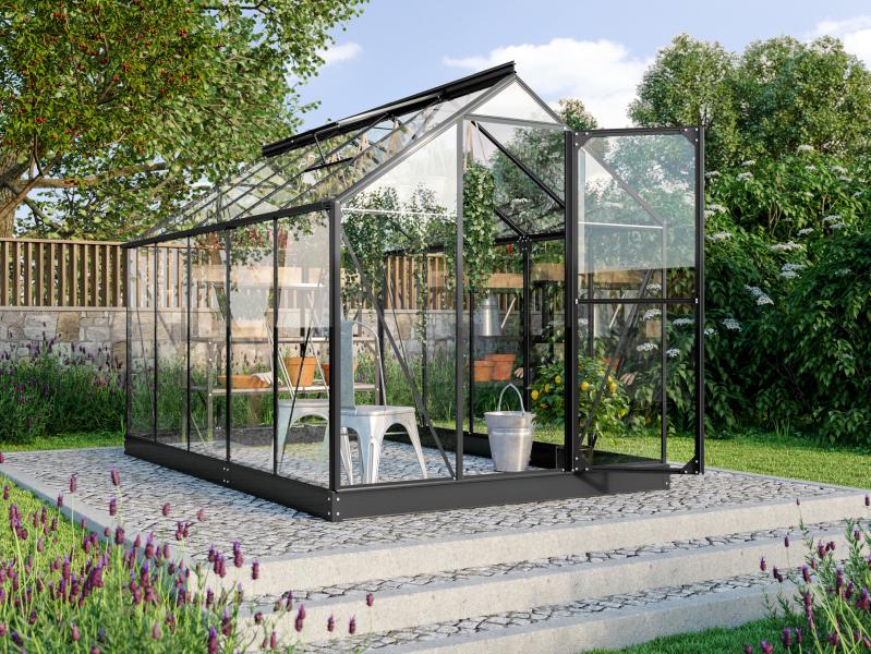 Vitavia Gewächshaus Triton 6200 ESG 3 mm Schwarz - Image 2