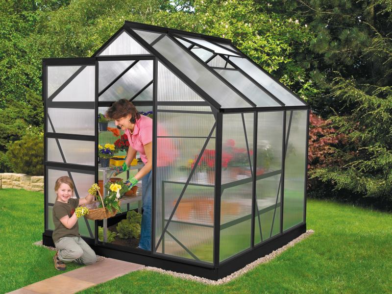 Vitavia Gewächshaus Venus 3800 HKP 6 mm Schwarz